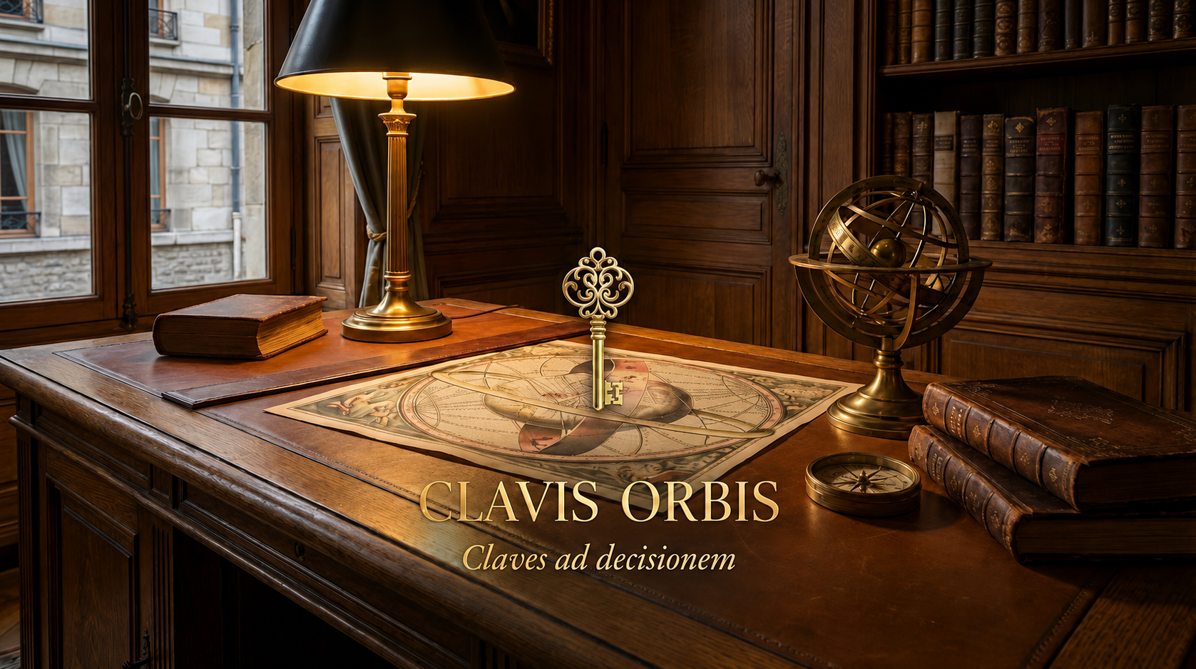 مكتب Clavis Orbis - مساحة العمل والمكتبة